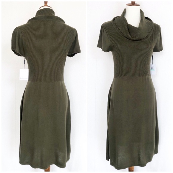 Calvin Klein Dresses & Skirts - New! Calvin Klein Ribbed Knit Sweater Dress